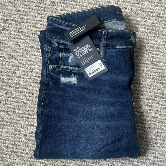 Silver Jeans Boyfriend Mid Rise Slim Leg Jeans 29W x 29L NWT - Picture 9 of 9